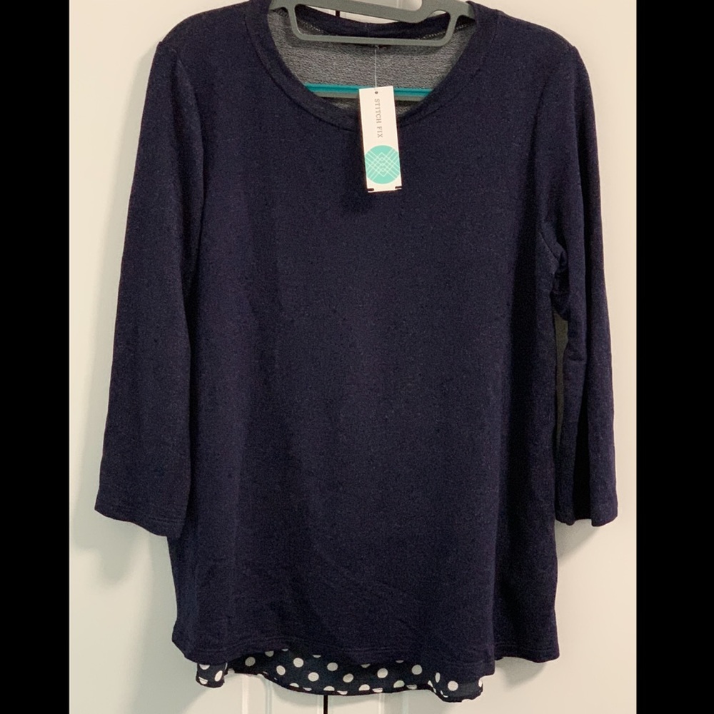 Brand New 3/4 sleeve knit top